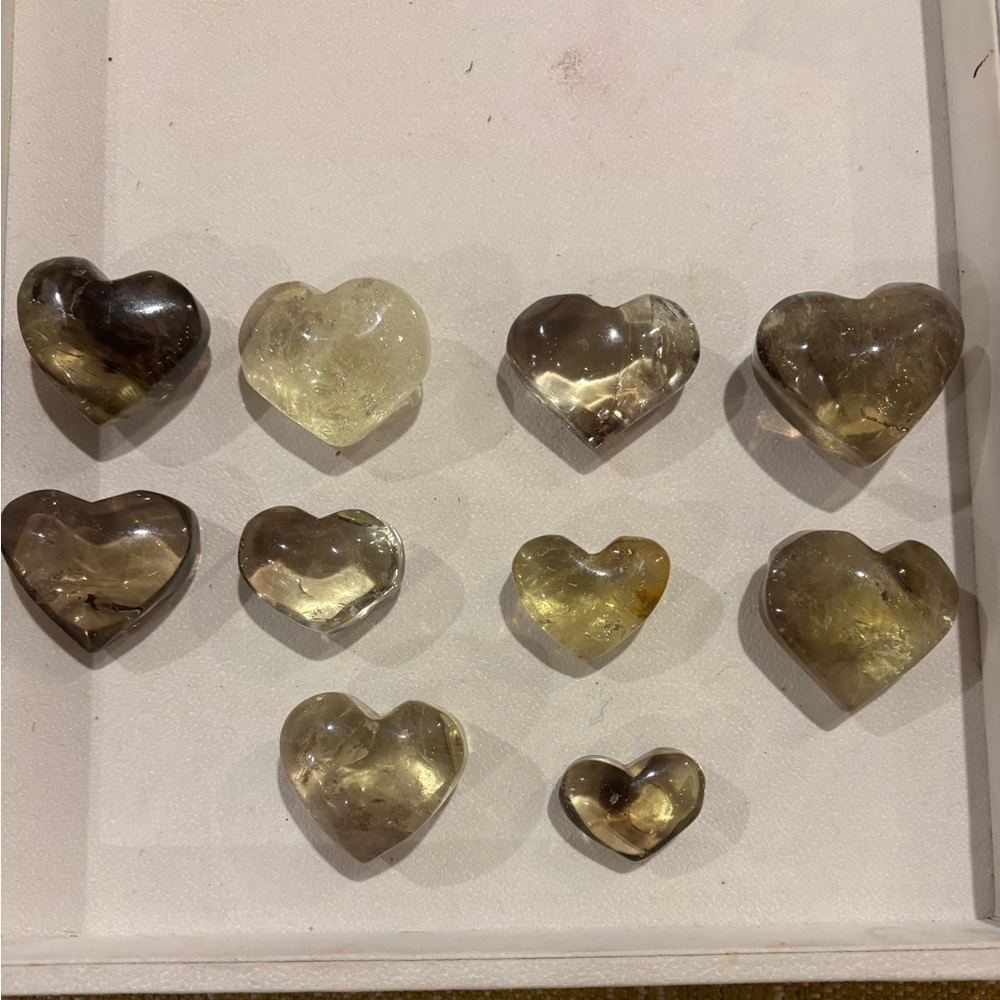 Citrine Heart-Shaped Stone Collection